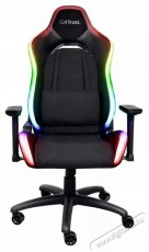 Trust GXT 719 Ruya RGB Gaming Chair Black Iroda &eacute;s sz&aacute;m&iacute;t&aacute;stechnika - Egy&eacute;b sz&aacute;m&iacute;t&aacute;stechnikai term&eacute;k - 518465