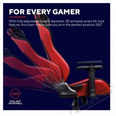 Trust GXT714R RUYA ECO Gaming Chair, piros Iroda és számítástechnika - Egyéb számítástechnikai termék - 518464
