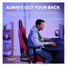 Trust GXT714R RUYA ECO Gaming Chair, piros Iroda és számítástechnika - Egyéb számítástechnikai termék - 518464