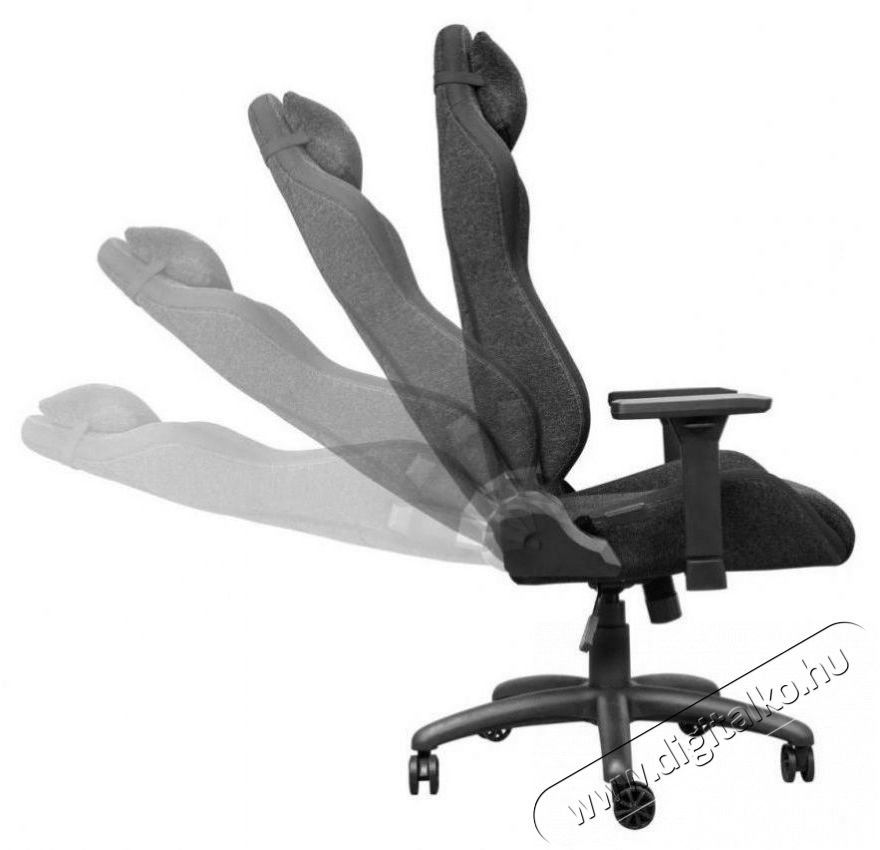 Trust GXT723 RUYA Premium Fabric Gaming Chair Grey, sz&uuml;rke Iroda &eacute;s sz&aacute;m&iacute;t&aacute;stechnika - Egy&eacute;b sz&aacute;m&iacute;t&aacute;stechnikai term&eacute;k - 518469