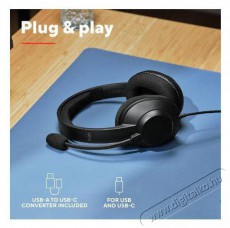 Trust AYDA MAX USB-ENC Audio-Video / Hifi / Multimédia - Fül és Fejhallgatók - Fejhallgató - 519238