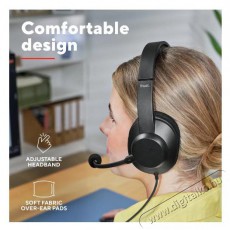 Trust AYDA MAX USB Audio-Video / Hifi / Multimédia - Fül és Fejhallgatók - Fejhallgató - 519239