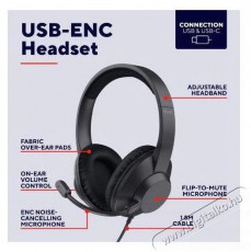 Trust AYDA MAX USB Audio-Video / Hifi / Multimédia - Fül és Fejhallgatók - Fejhallgató - 519239