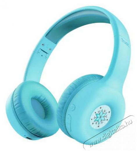 Trust NOUNA Wireless Kids headphones - világoskék Audio-Video / Hifi / Multimédia - Fül és Fejhallgatók - Fejhallgató - 519240