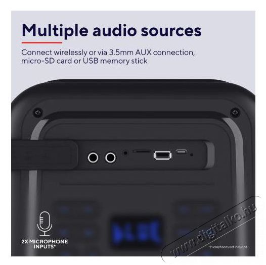 Trust Azura wireless party speaker Audio-Video / Hifi / Multim&eacute;dia - Hangfal - Hangfalszett - &Aacute;ll&oacute; / front hangfal - 520228