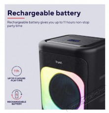 Trust Azura wireless party speaker Audio-Video / Hifi / Multim&eacute;dia - Hangfal - Hangfalszett - &Aacute;ll&oacute; / front hangfal - 520228