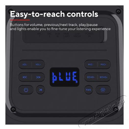 Trust Azura wireless party speaker Audio-Video / Hifi / Multim&eacute;dia - Hangfal - Hangfalszett - &Aacute;ll&oacute; / front hangfal - 520228