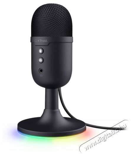 Trust GXT 234 Yunix USB Microphone - fekete Fotó-Videó kiegészítők - Mikrofon - Ének és hangszer mikrofon - 526525
