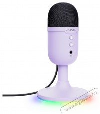 Trust GXT 234P Yunix USB Microphone - lila Fotó-Videó kiegészítők - Mikrofon - Ének és hangszer mikrofon - 526527