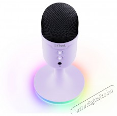 Trust GXT 234P Yunix USB Microphone - lila Fotó-Videó kiegészítők - Mikrofon - Ének és hangszer mikrofon - 526527