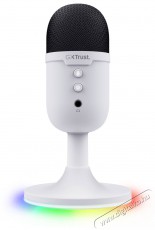Trust GXT 234W Yunix USB Microphone - fehér Fotó-Videó kiegészítők - Mikrofon - Ének és hangszer mikrofon - 526526