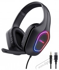 Trust GXT416 ZIROX BLK Audio-Video / Hifi / Multim&eacute;dia - F&uuml;l &eacute;s Fejhallgat&oacute;k - Fejhallgat&oacute; mikrofonnal / headset - 526522