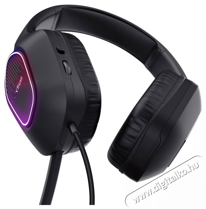Trust GXT416 ZIROX BLK Audio-Video / Hifi / Multim&eacute;dia - F&uuml;l &eacute;s Fejhallgat&oacute;k - Fejhallgat&oacute; mikrofonnal / headset - 526522