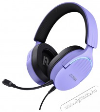 Trust GXT489 Fayzo Headset Eco Friendly Purple fejhallgató Audio-Video / Hifi / Multimédia - Fül és Fejhallgatók - Fejhallgató mikrofonnal / headset - 526521