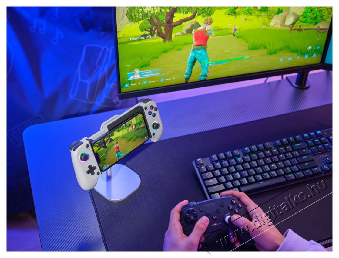 Trust GXT735G MYLOX Bluetooth Mobile Controler Grey Iroda &eacute;s sz&aacute;m&iacute;t&aacute;stechnika - J&aacute;t&eacute;k konzol - Kontroller - 529107