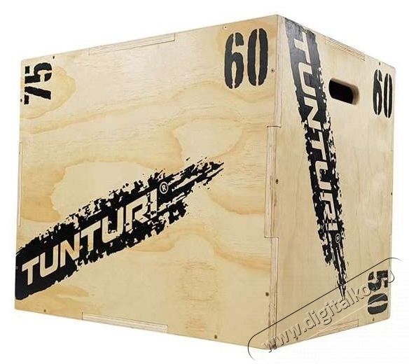 Tunturi  Plyometrikus doboz, Fa, 20mm, 50x60x75 cm H&aacute;ztart&aacute;s / Otthon / K&uuml;lt&eacute;r - J&aacute;t&eacute;k / Sport - Kieg&eacute;sz&iacute;tő - 537519