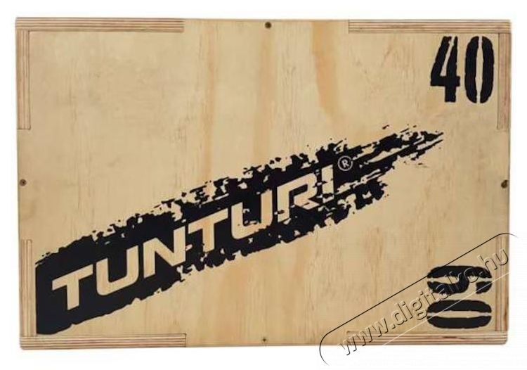 Tunturi  Plyometrikus doboz, Fa, 20mm, 40x50x60 cm H&aacute;ztart&aacute;s / Otthon / K&uuml;lt&eacute;r - J&aacute;t&eacute;k / Sport - Kieg&eacute;sz&iacute;tő - 537518