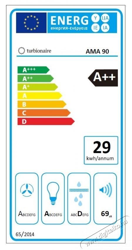 Turbionaire Ama TMA90WB Dekorat&iacute;v be&eacute;p&iacute;tett p&aacute;raelsz&iacute;v&oacute; Konyhai term&eacute;kek - P&aacute;raelsz&iacute;v&oacute; - Be&eacute;p&iacute;thető / kih&uacute;zhat&oacute; - 533918