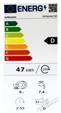 Turbionaire AVA 6 PLUS TPDSAVA6CTBP kompakt mosogat&oacute;g&eacute;p, 6 ter&iacute;t&eacute;k, 5 program Konyhai term&eacute;kek - Mosogat&oacute;g&eacute;p - Norm&aacute;l (60cm) szabadon&aacute;ll&oacute; mosogat&oacute;g&eacute;p - 533907