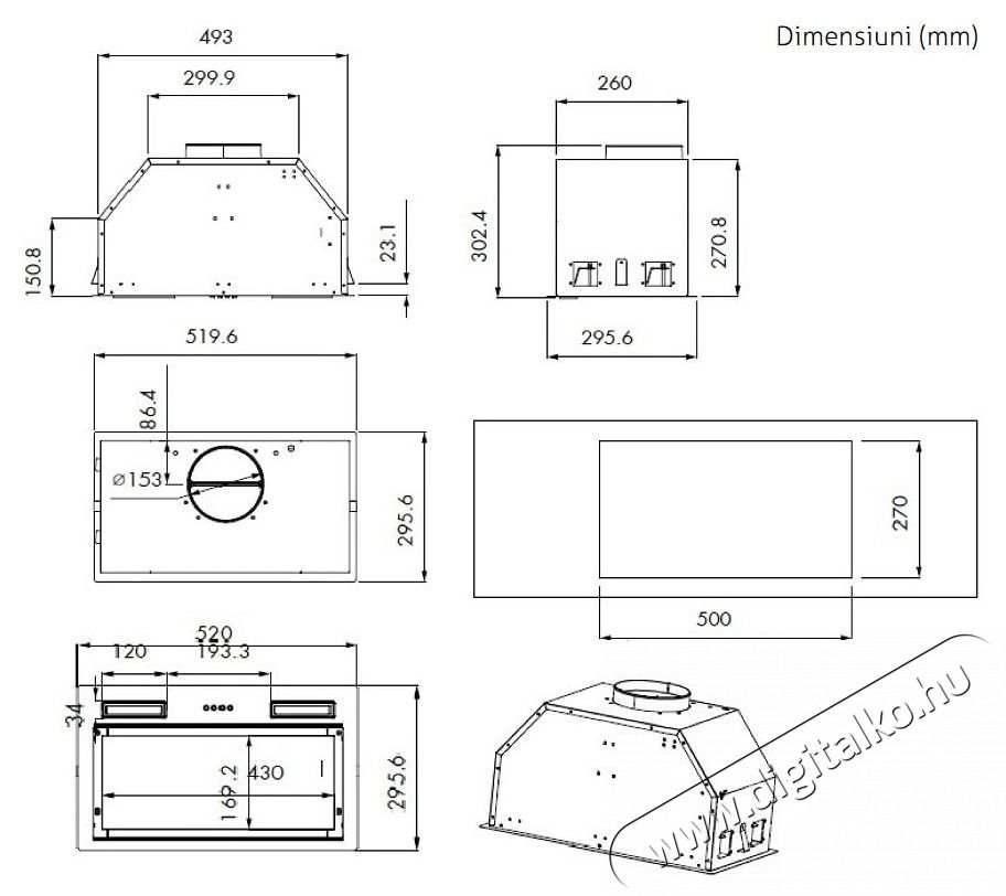 Turbionaire TLN50S Be&eacute;p&iacute;thető p&aacute;raelsz&iacute;v&oacute; Konyhai term&eacute;kek - P&aacute;raelsz&iacute;v&oacute; - Be&eacute;p&iacute;thető / kih&uacute;zhat&oacute; - 533917