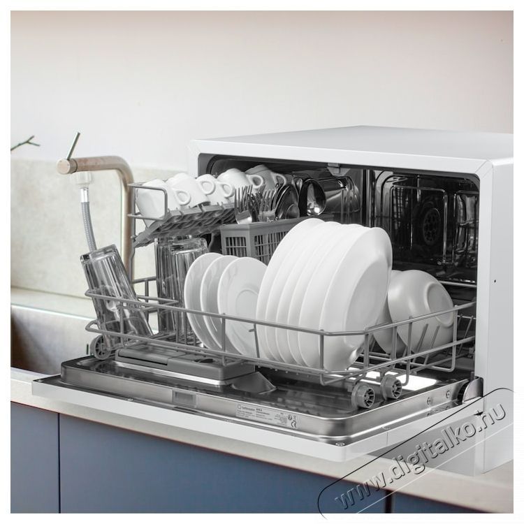 Turbionaire AVA 6 TPDSAVA6CT kompakt mosogat&oacute;g&eacute;p, feh&eacute;r Konyhai term&eacute;kek - Mosogat&oacute;g&eacute;p - Keskeny (45cm-ig) be&eacute;p&iacute;thető mosogat&oacute;g&eacute;p - 535815