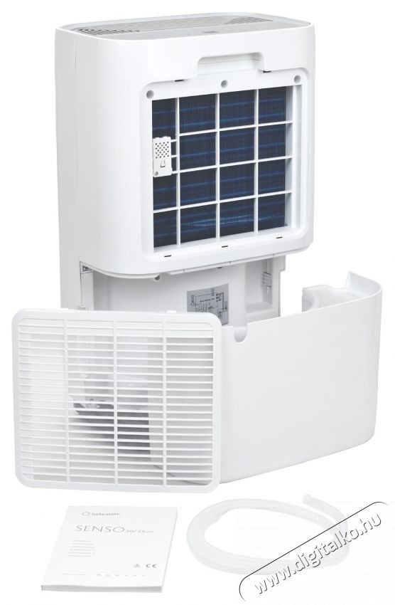 Turbionaire SENSO 25 p&aacute;ramentes&iacute;tő, 25 l / 24h, WiFi, csendes 45 dB, 4 literes tart&aacute;ly, 180 m&sup3; / h, digit&aacute;lis vez&eacute;rl&eacute;s, LED p&aacute;ratartalom visszajelző l&aacute;mpa, időz&iacute;tő, LCD kijelző Sz&eacute;ps&eacute;g&aacute;pol&aacute;s / Eg&eacute;szs&eacute;g - L&eacute;gtiszt&iacute;t&oacute; / p&aacute;r&aacute;s&iacute;t&oacute; / p&aacute;r&aacute;tlan&iacute;t&oacute; - P&aacute;ramentes&iacute;tő - 537525