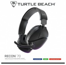 TURTLE BEACH TBS-3001-05 Recon 70P vezetékes fekete gamer headset Audio-Video / Hifi / Multimédia - Fül és Fejhallgatók - Fejhallgató mikrofonnal / headset - 507256