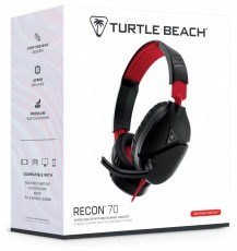 TURTLE BEACH TBS-8010-02 Recon 70N vezetékes fekete-piros gamer headset Audio-Video / Hifi / Multimédia - Fül és Fejhallgatók - Fejhallgató mikrofonnal / headset - 507254