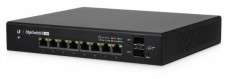 UBIQUITI EdgeSwitch, 8xGigabit Ethernet port, 2xSFP port, PoE+, 150W Iroda és számítástechnika - Hálózat - Switch - 407702