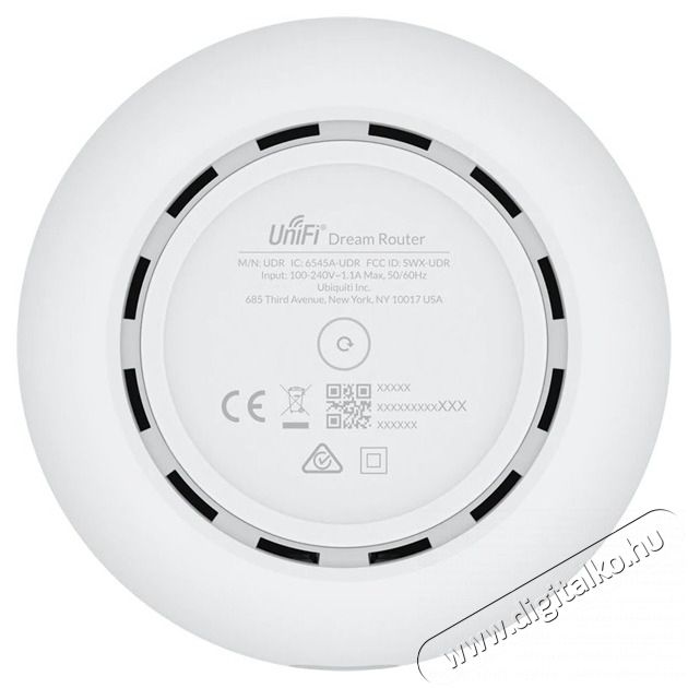 UBIQUITI UDR UniFi Dream Router WiFi 6 Dual-band (Access Point, Switch, Tűzfal, Controller) h&aacute;l&oacute;zati eszk&ouml;z Iroda &eacute;s sz&aacute;m&iacute;t&aacute;stechnika - H&aacute;l&oacute;zat - Router - 477586