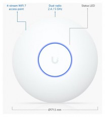 UBIQUITI UniFi U7-Lite 802.11be Wi-Fi 7 Dual-band beltéri Access Point Iroda és számítástechnika - Hálózat - Hálózati kiegészítő - 506962