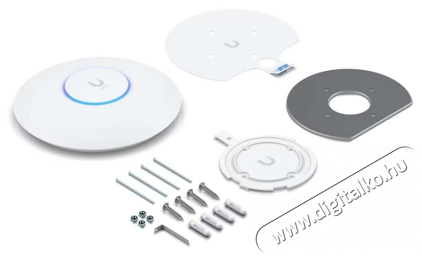 UBIQUITI UniFi AP U6+ WiFi Access point Iroda &eacute;s sz&aacute;m&iacute;t&aacute;stechnika - H&aacute;l&oacute;zat - Lefedetts&eacute;gn&ouml;velő / jeltov&aacute;bb&iacute;t&oacute; - 532817