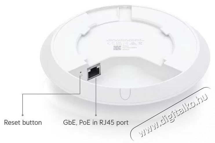 UBIQUITI UniFi AP U6+ WiFi Access point Iroda &eacute;s sz&aacute;m&iacute;t&aacute;stechnika - H&aacute;l&oacute;zat - Lefedetts&eacute;gn&ouml;velő / jeltov&aacute;bb&iacute;t&oacute; - 532817
