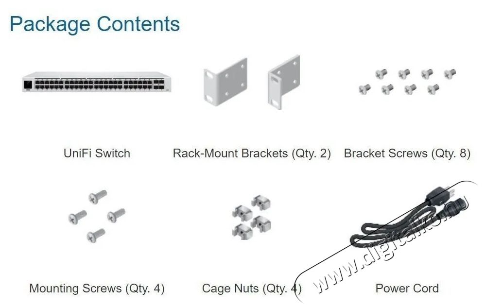 UBIQUITI UniFi Switch USW-48-POE Iroda &eacute;s sz&aacute;m&iacute;t&aacute;stechnika - H&aacute;l&oacute;zat - Switch - 532816
