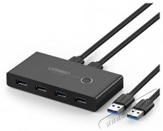 Ugreen USB 3.0 2 in 4 out Sharing KVM Switch Selector - Iroda &eacute;s sz&aacute;m&iacute;t&aacute;stechnika - Egy&eacute;b sz&aacute;m&iacute;t&aacute;stechnikai term&eacute;k - 503438