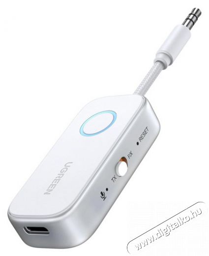 Ugreen CM872 Bluetooth 5.4 fehér adó/vevő adapter Audio-Video / Hifi / Multimédia - Fül és Fejhallgatók - Fejhallgató kiegészítő - 506243