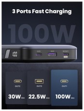 Ugreen PB720 20000mAh szürke powerbank Mobil / Kommunikáció / Smart - Powerbank / Külső akkumulátor és töltő - 506212