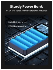 Ugreen PB720 20000mAh szürke powerbank Mobil / Kommunikáció / Smart - Powerbank / Külső akkumulátor és töltő - 506212