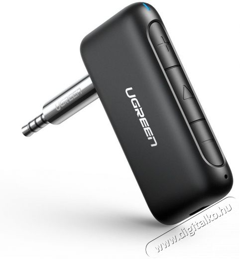 Ugreen Car & Home Bluetooth 5.0 Receiver Audio Adapter Handsfree Black Autóhifi / Autó felszerelés - Autós / autóhifi kiegészítő - Egyéb autós kiegészítő - 529110