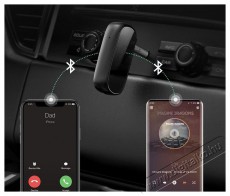 Ugreen Car & Home Bluetooth 5.0 Receiver aptX Audio Adapter Handsfree Black Autóhifi / Autó felszerelés - Autós / autóhifi kiegészítő - Egyéb autós kiegészítő - 529109