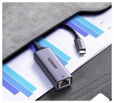 Ugreen USB-C to Gigabit Ethernet Adapter Iroda &eacute;s sz&aacute;m&iacute;t&aacute;stechnika - H&aacute;l&oacute;zat - H&aacute;l&oacute;zati kieg&eacute;sz&iacute;tő - 532826