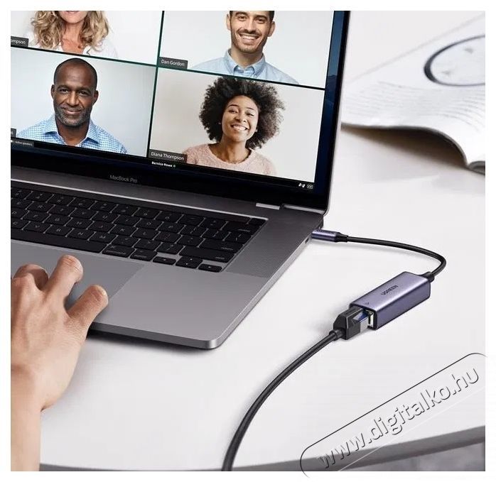 Ugreen USB-C to Gigabit Ethernet Adapter Iroda &eacute;s sz&aacute;m&iacute;t&aacute;stechnika - H&aacute;l&oacute;zat - H&aacute;l&oacute;zati kieg&eacute;sz&iacute;tő - 532826