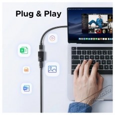 Ugreen RJ45 Ethernet Connectors 10Gbps POE High-Speed Ethernet Connector H&aacute;ztart&aacute;s / Otthon / K&uuml;lt&eacute;r - Vil&aacute;g&iacute;t&aacute;s / elektromoss&aacute;g - H&aacute;l&oacute;zati eloszt&oacute; / hosszabb&iacute;t&oacute; / adapter - 535832