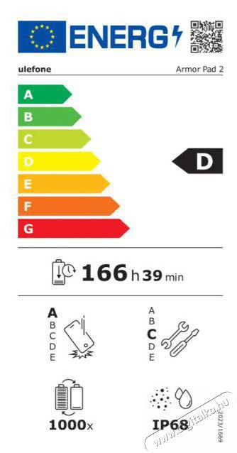 Ulefone Armor Pad 2 8GB / 256GB, s&aacute;rga tablet Mobil / Kommunik&aacute;ci&oacute; / Smart - Tablet - Android tablet - 520254