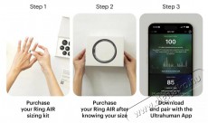 Ultrahuman Ring Air Aster Black, 14 Mobil / Kommunik&aacute;ci&oacute; / Smart - Okos eszk&ouml;z - Egy&eacute;b okos eszk&ouml;z - 528243