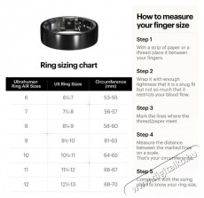 Ultrahuman Ring Air Matt Grey, 5 Mobil / Kommunikáció / Smart - Okos eszköz - Egyéb okos eszköz - 528248