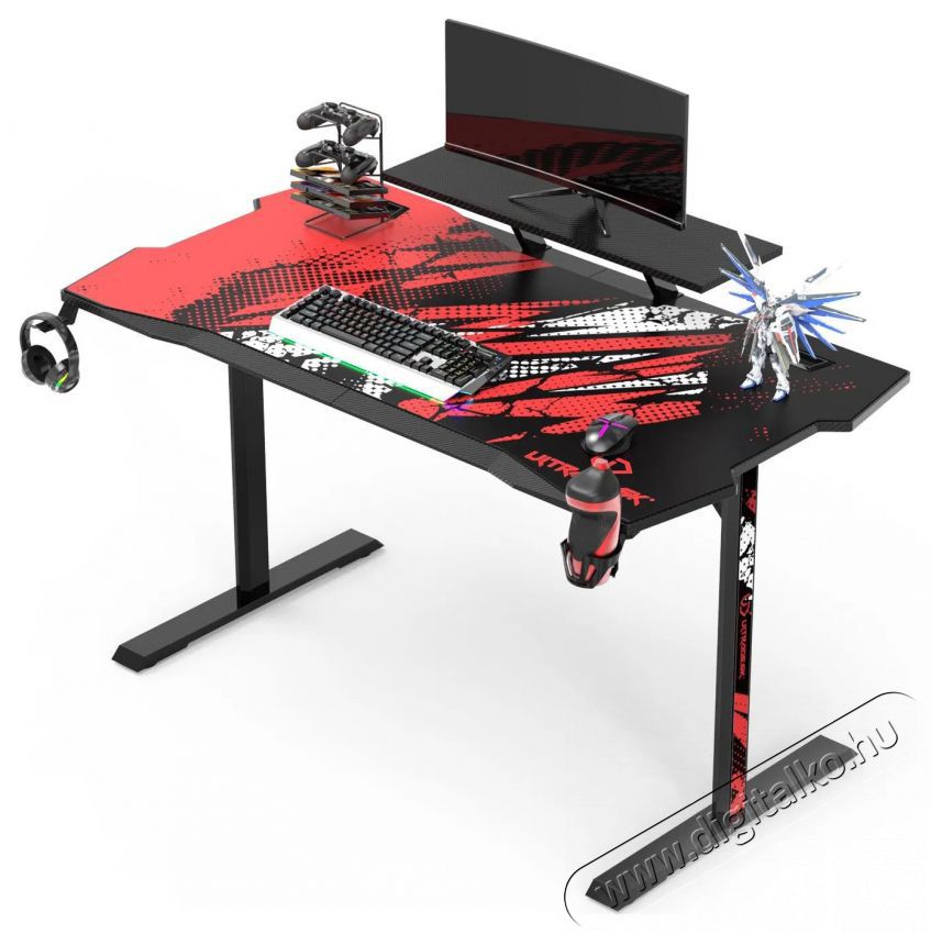 ULTRADESK Atomic fekete-piros Iroda &eacute;s sz&aacute;m&iacute;t&aacute;stechnika - Egy&eacute;b sz&aacute;m&iacute;t&aacute;stechnikai term&eacute;k - 530772