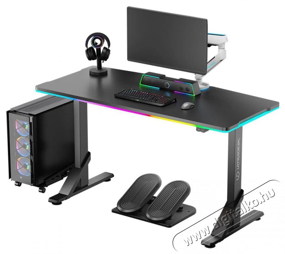 ULTRADESK Iron fekete Iroda &eacute;s sz&aacute;m&iacute;t&aacute;stechnika - Egy&eacute;b sz&aacute;m&iacute;t&aacute;stechnikai term&eacute;k - 530767