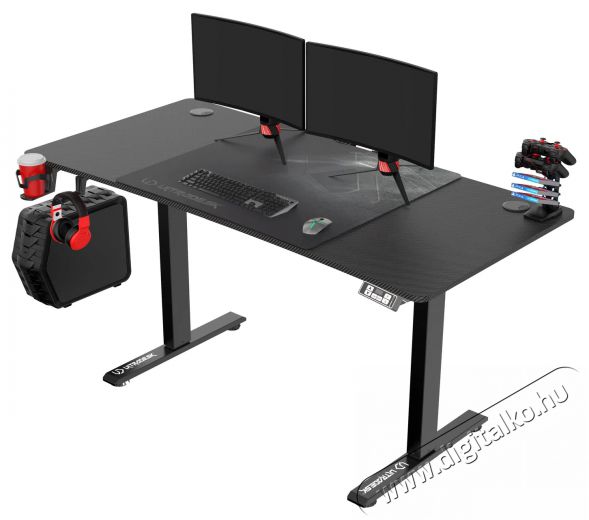 ULTRADESK Level V2 - fekete Iroda &eacute;s sz&aacute;m&iacute;t&aacute;stechnika - Egy&eacute;b sz&aacute;m&iacute;t&aacute;stechnikai term&eacute;k - 530763