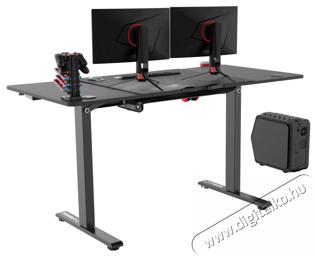 ULTRADESK Level V2 - fekete Iroda &eacute;s sz&aacute;m&iacute;t&aacute;stechnika - Egy&eacute;b sz&aacute;m&iacute;t&aacute;stechnikai term&eacute;k - 530763